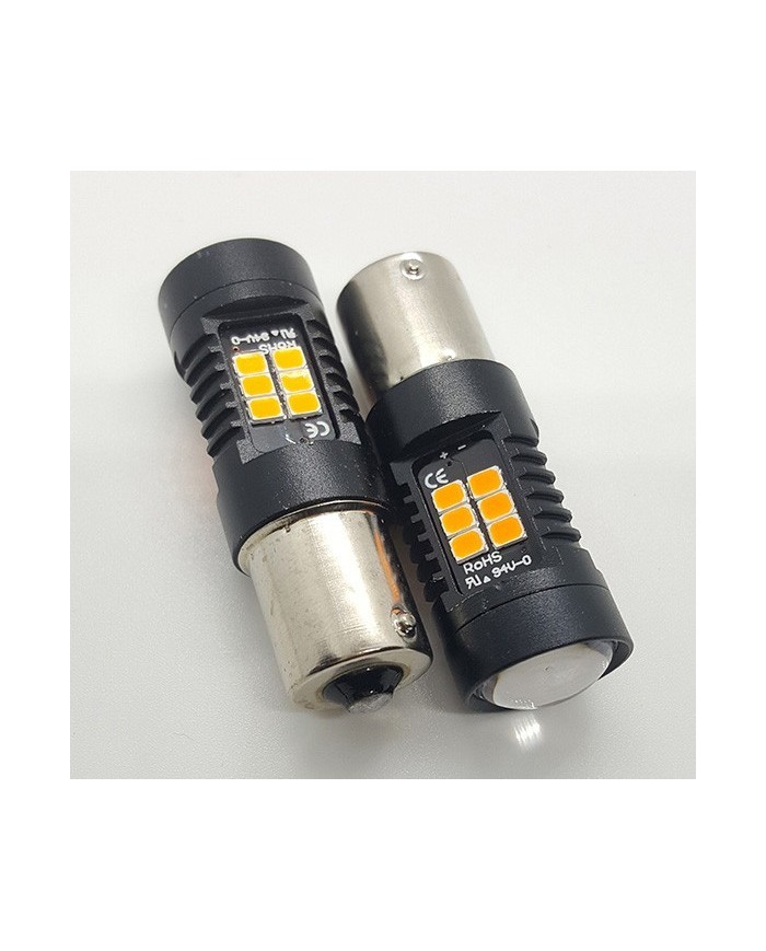 Platinum P21W 1156 15W Tek Duy Dipli Led Ampul Turuncu Mercekli Ultra Parlak