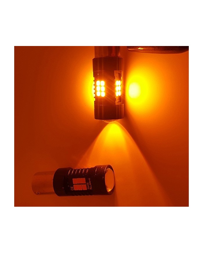 Platinum P21W 1156 15W Tek Duy Dipli Led Ampul Turuncu Mercekli Ultra Parlak