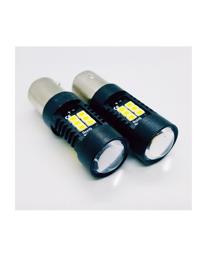 Platinum P21W 1157 15W Çift Duy Dipli Led Ampul Beyaz Mercekli Ultra Parlak