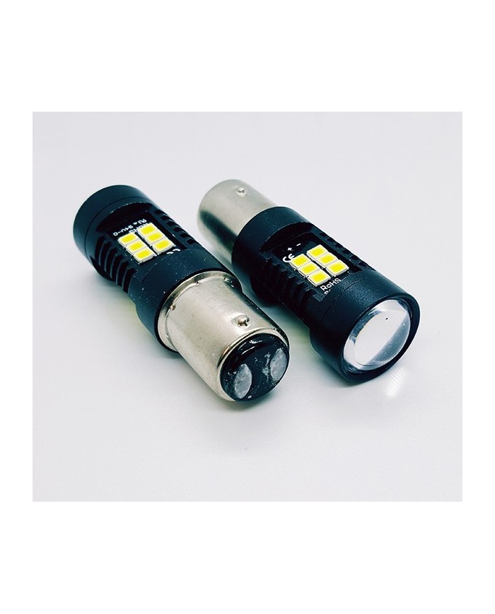 Platinum P21W 1157 15W Çift Duy Dipli Led Ampul Beyaz Mercekli Ultra Parlak
