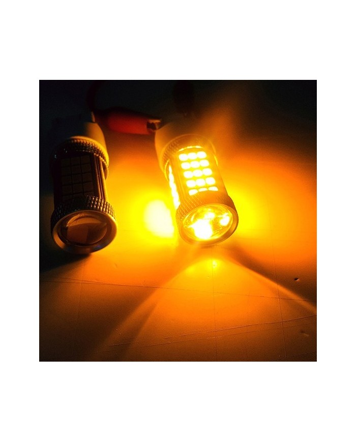 T20-7443-9W- Dipsiz Led Ampul Turuncu Mercekli 2835 Chip 66smd Ultra Parlak 6000K 