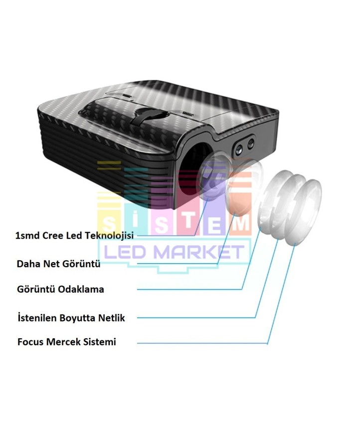 Citröen Araçlar İçin Pilli Yapıştırmalı Kapı Altı Led Logo