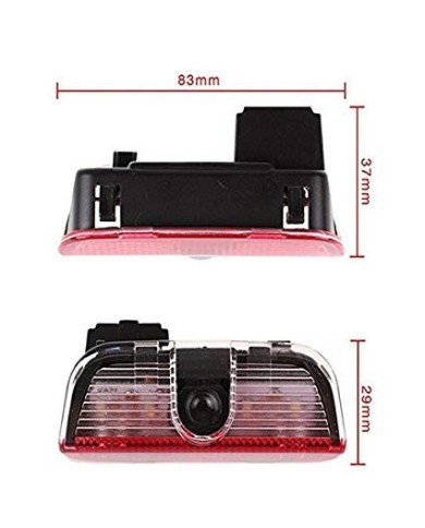 VW Passat Golf 7 Araçlar İçin Orjinal Geçmeli Soketli Kapı Altı Led Logo