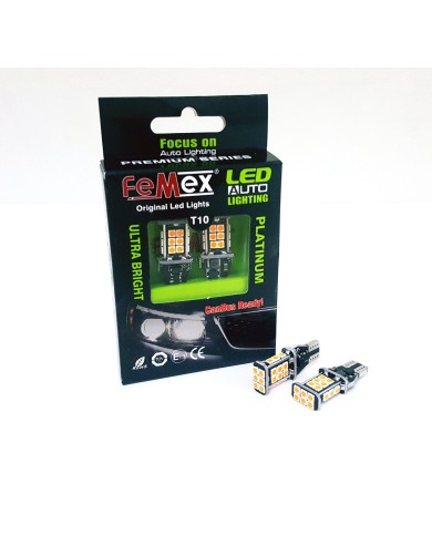 FEMEX T15 3030 Chip 24smd 1200 Lumen Turuncu Led Ampul 6000K