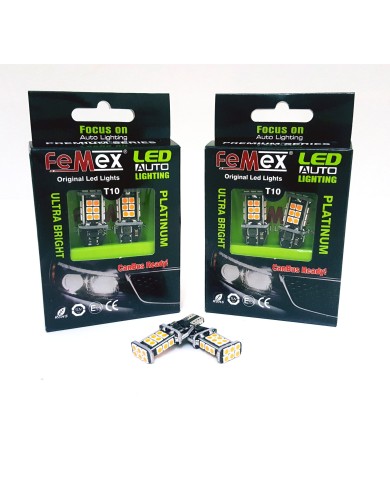 FEMEX T15 3030 Chip 24smd 1200 Lumen Turuncu Led Ampul 6000K