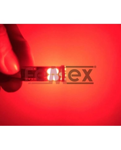 FEMEX T10 3030 Chip 12smd 450 Lumen Kırmızı Led Ampul