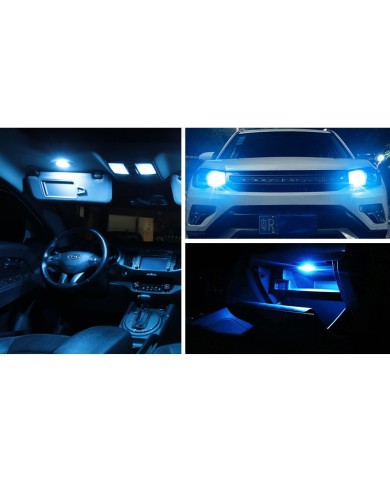 FEMEX T10 3030 Chip 12smd 450 Lumen Turkuaz Led Ampul