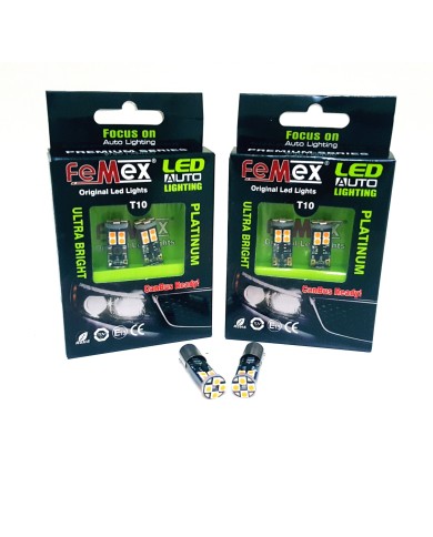 FEMEX Platinum H21W BAW9S 12Ledli 650 Lumen Turuncu Led Ampul