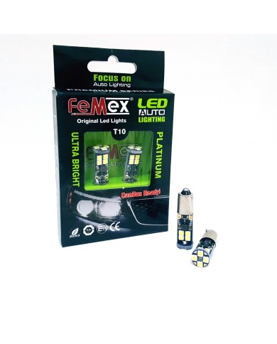 FEMEX Platinum H21W BAW9S 12Ledli 650 Lumen Beyaz Led Ampul
