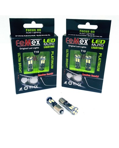 FEMEX Platinum H21W BAW9S 12Ledli 650 Lumen Beyaz Led Ampul