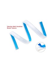 Far Kaşı Gündüz Ledi Audi Stil Kayar Sinyalli Flexible Neon Led Kırmızı-Sarı 60cm