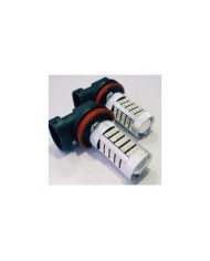 H8/11- 9W- Led Ampul 2835Chip Turkuaz Mercekli 66smd Ultra Parlak 6000K 