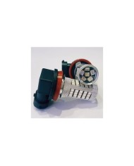 H8/11- 9W- Led Ampul 2835Chip Turkuaz Mercekli 66smd Ultra Parlak 6000K 