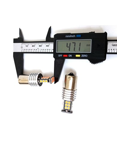 PY21W Sinyal 150* Tırnak 1156 Tek Duy Led Ampul Turuncu 3030 Chip Parlak