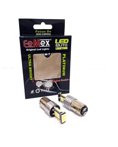 P21W 1157 Çift Duy Led Ampul Beyaz 3030 Chip Parlak