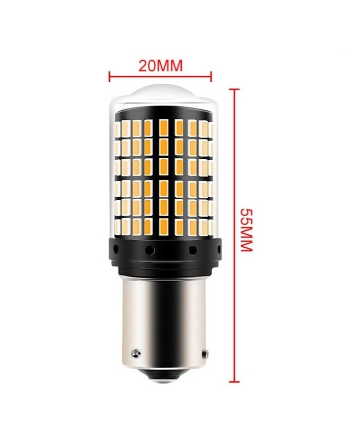 FEMEX Platinum P21W-1156 BAU15S 150* Tek Duy DECODERLİ SİNYAL Led Ampul Tak Çalıştır.