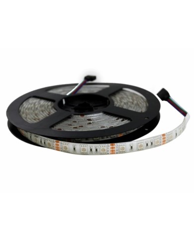 RGB LED Kumandalı İç / Dış Mekan 5 Metre Silikonlu Şerit Led 220V