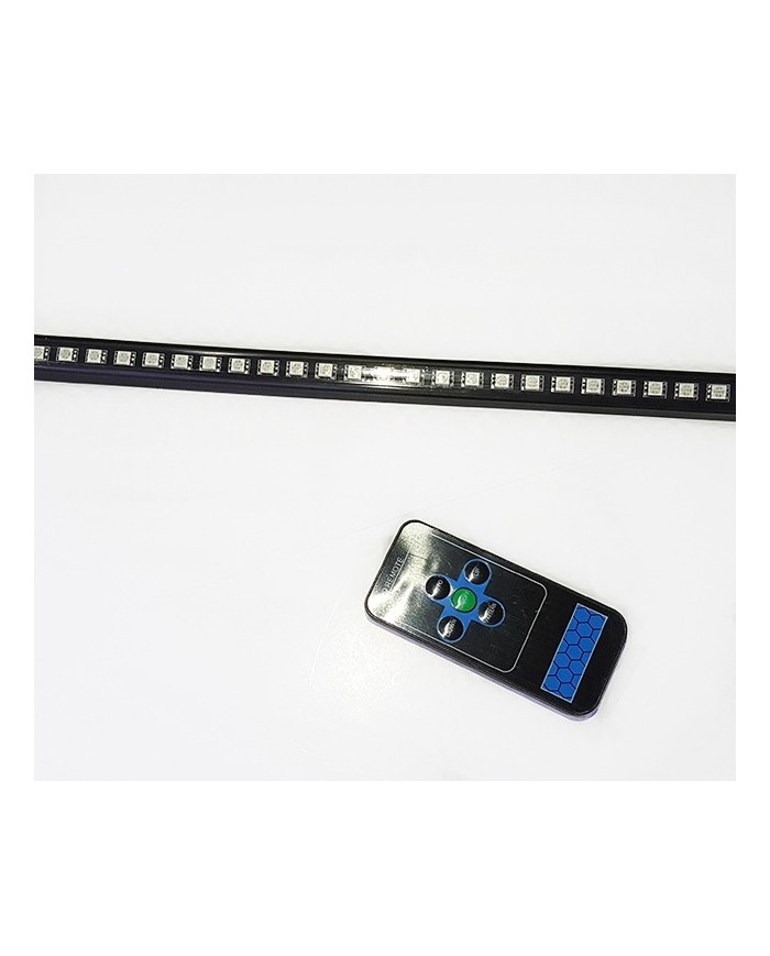 OFF ROAD Çakarlı Led Koyu TURUNCU Renk 24 Modlu Kumandalı 56cm
