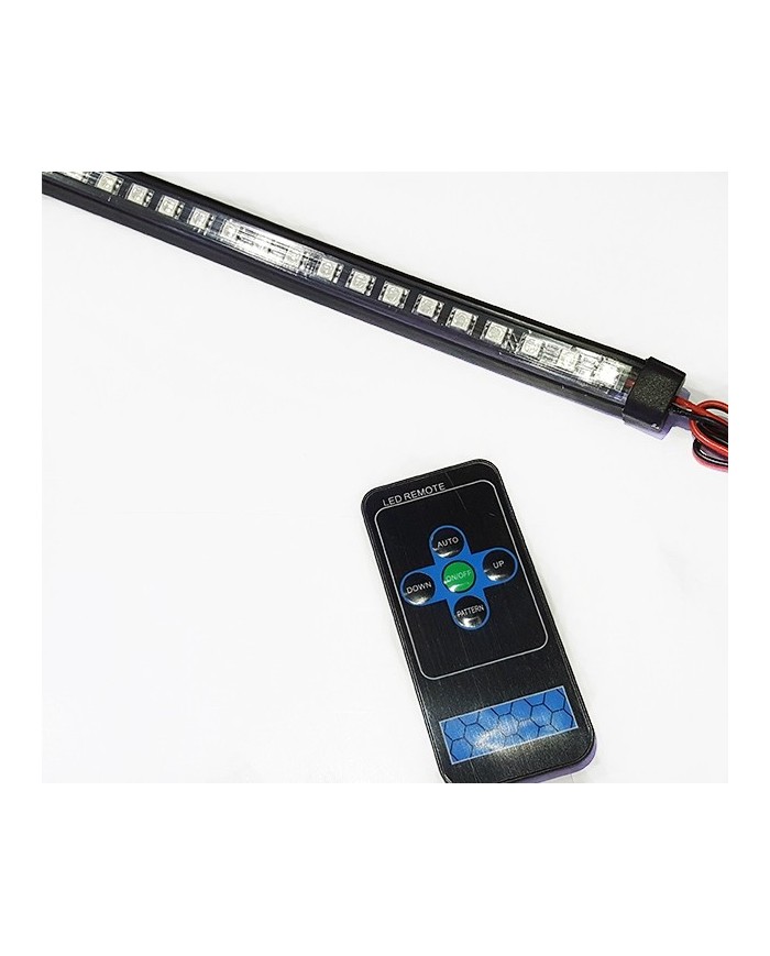 OFF ROAD Çakarlı Led Koyu TURUNCU Renk 24 Modlu Kumandalı 56cm