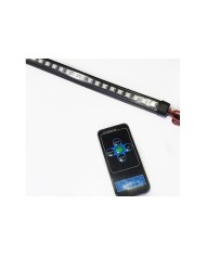 OFF ROAD Çakarlı Led Koyu TURUNCU Renk 24 Modlu Kumandalı 56cm