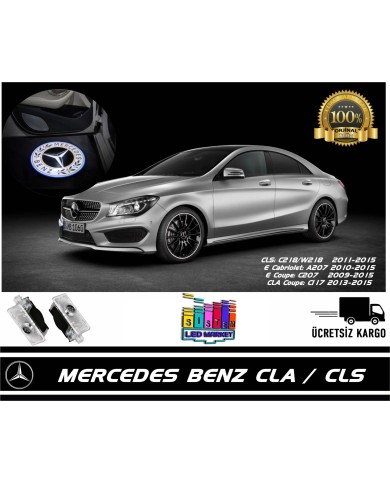 Mercedes CLA Araçlar İçin Orjinal Geçmeli Soketli Kapı Altı Led Logo