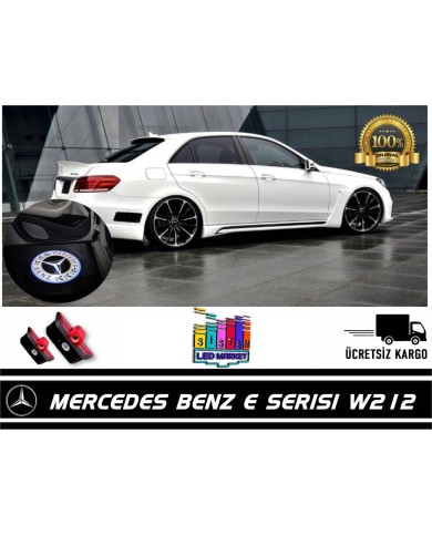 Mercedes E Serisi W212 Araçlar İçin Orjinal Geçmeli Soketli Kapı Altı Led Logo