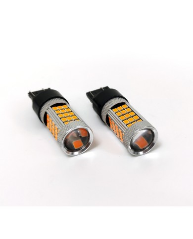 T20-7443-9W- Dipsiz Led Ampul Turuncu Mercekli 2835 Chip 66smd Ultra Parlak 6000K 