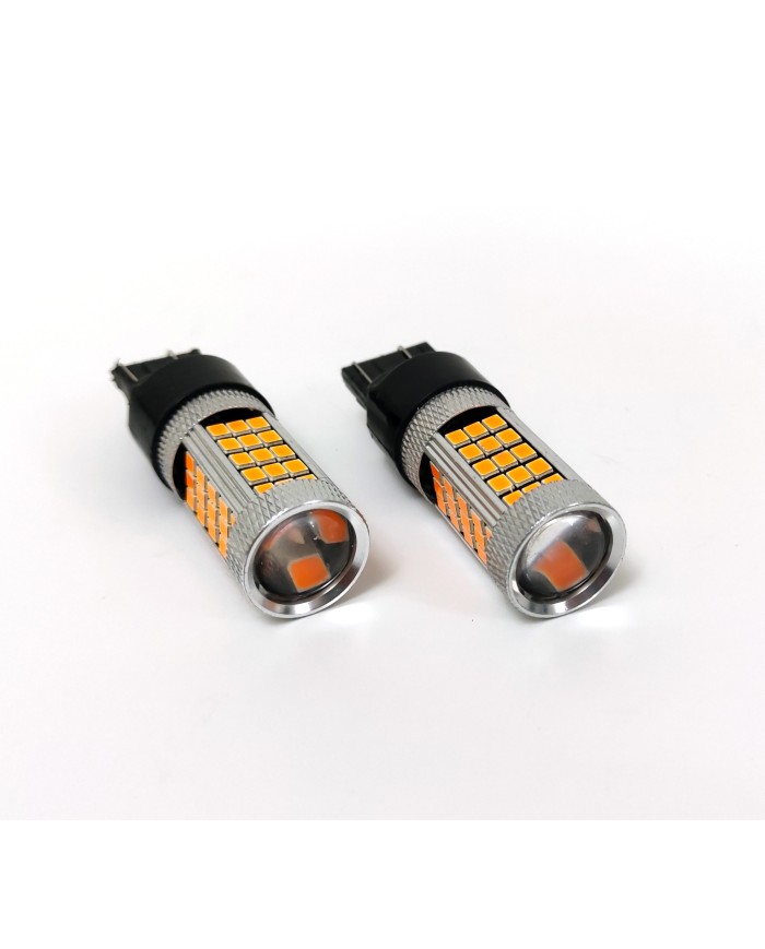 T20-7443-9W- Dipsiz Led Ampul Turuncu Mercekli 2835 Chip 66smd Ultra Parlak 6000K 