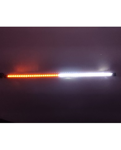 OFF ROAD Çakarlı Led Koyu TURUNCU Renk 24 Modlu Kumandalı 56cm