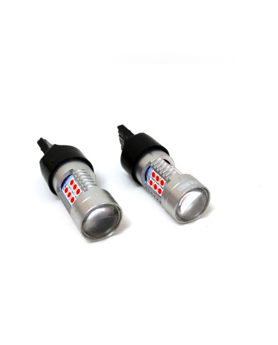 FEMEX Platinum T20 7440/7443 15W Tek Duy / Çift Duy Led Ampul Kırmızı Mercekli Ultra Parlak