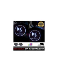 DS Auto Mesafe Sensörlü  Fotoselli Pilli Yapıştırmalı Kapı Altı Led Logo
