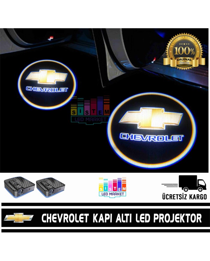 BMW Araçlar İçin Pilli Yapıştırmalı Kapı Altı Led Logo
