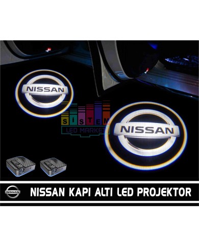 Mercedes Araçlar İçin Pilli Yapıştırmalı Kapı Altı Led Logo