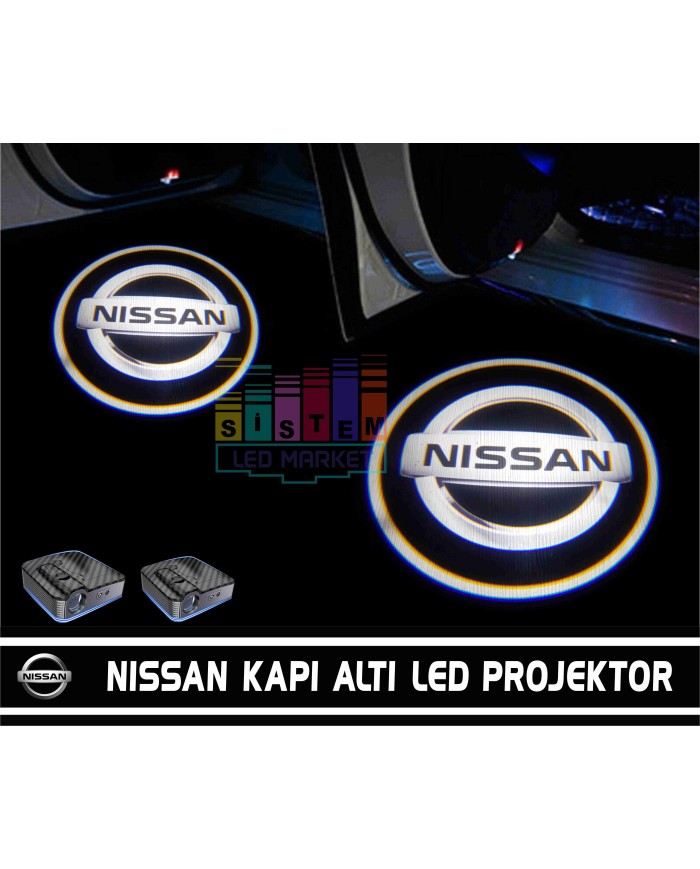 Mercedes Araçlar İçin Pilli Yapıştırmalı Kapı Altı Led Logo