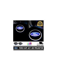 Ford Araçlar İçin Pilli Yapıştırmalı Kapı Altı Led Logo