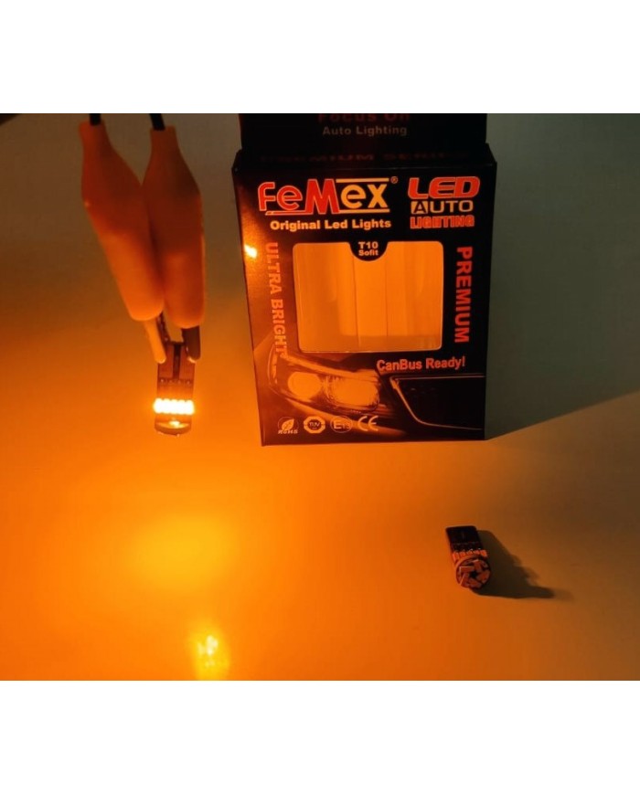 FEMEX Premium 4014 Chipset 15smd Mini Led Ampul Turuncu Led Ampul