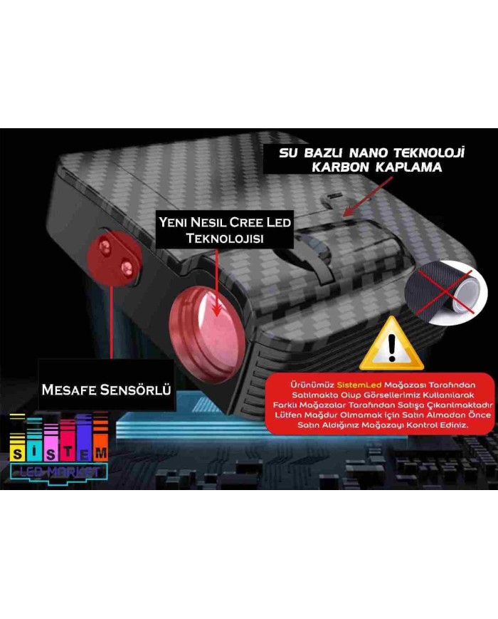 VW Passat Araçlar İçin Orjinal Geçmeli Soketli Kapı Altı Led Logo