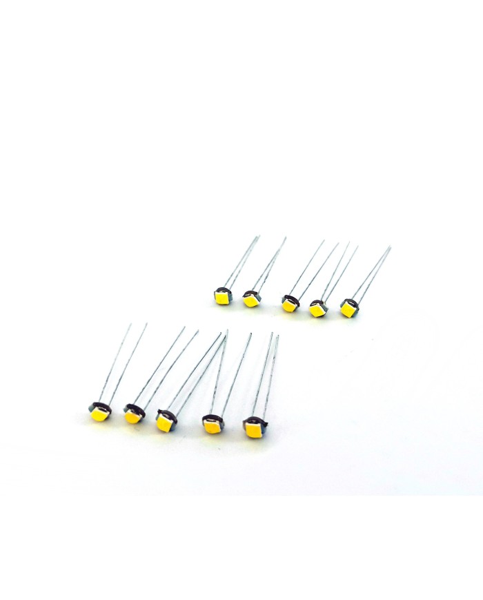 FEMEX Premium 10'lu İnce Bacaklı Kıl Led 3030 Chipset 1smd Mini Led Ampul Beyaz