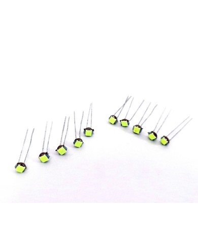 FEMEX Premium 10'lu İnce Bacaklı Kıl Led 3030 Chipset 1smd Mini Led Ampul Turkuaz