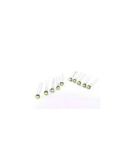 FEMEX Premium 10'lu İnce Bacaklı Kıl Led 3030 Chipset 1smd Mini Led Ampul Turkuaz