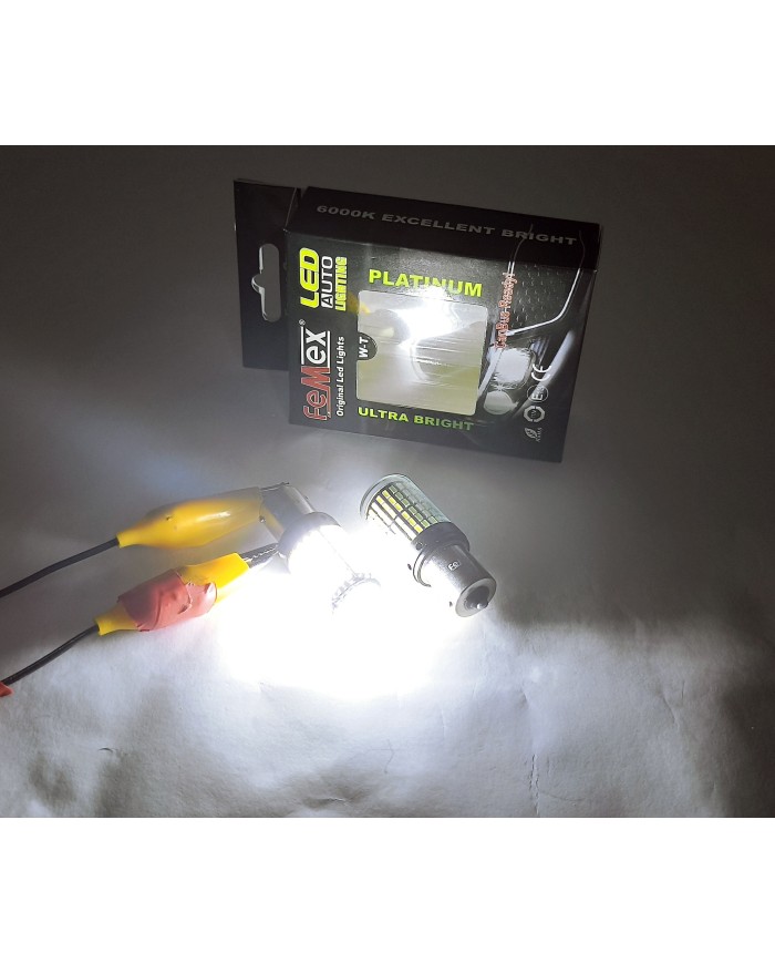 P21W 1156 9W Tek Duy Led Ampul Beyaz 4014 Chip 144smd Ultra Parlak