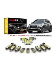 Hyundai Tucson 2021 Sonrası LED İç Aydınlatma Ampul Seti FEMEX Parlak Beyaz