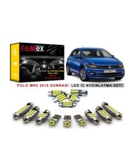 VW Polo MK6 2018 Sonrası LED İç Aydınlatma Ampul Seti FEMEX Parlak Beyaz