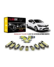 Renault Clio 4 LED İç Aydınlatma Ampul Seti FEMEX Parlak Beyaz