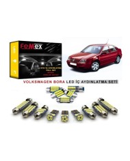 VW Bora Araçlar için LED İç Aydınlatma Ampul Seti FEMEX Parlak Beyaz