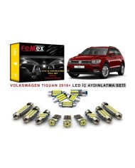 Volkswagen Tiguan 2016+ LED İç Aydınlatma Ampul Seti FEMEX Parlak Beyaz