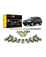Volkswagen Tiguan 2008-2011 LED İç Aydınlatma Ampul Seti FEMEX Parlak Beyaz