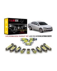 Volkswagen Passat B7 LED İç Aydınlatma Ampul Seti FEMEX Parlak Beyaz