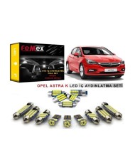 Opel Astra K LED İç Aydınlatma Ampul Seti FEMEX Parlak Beyaz
