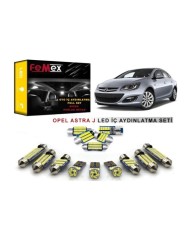 Opel Astra J LED İç Aydınlatma Ampul Seti FEMEX Parlak Beyaz